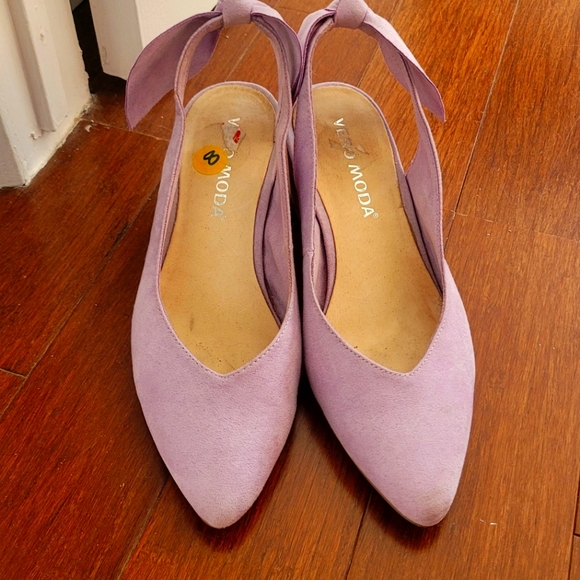 Cute VERO MODA Point Toe Slingback Pumps - Picture 2 of 5